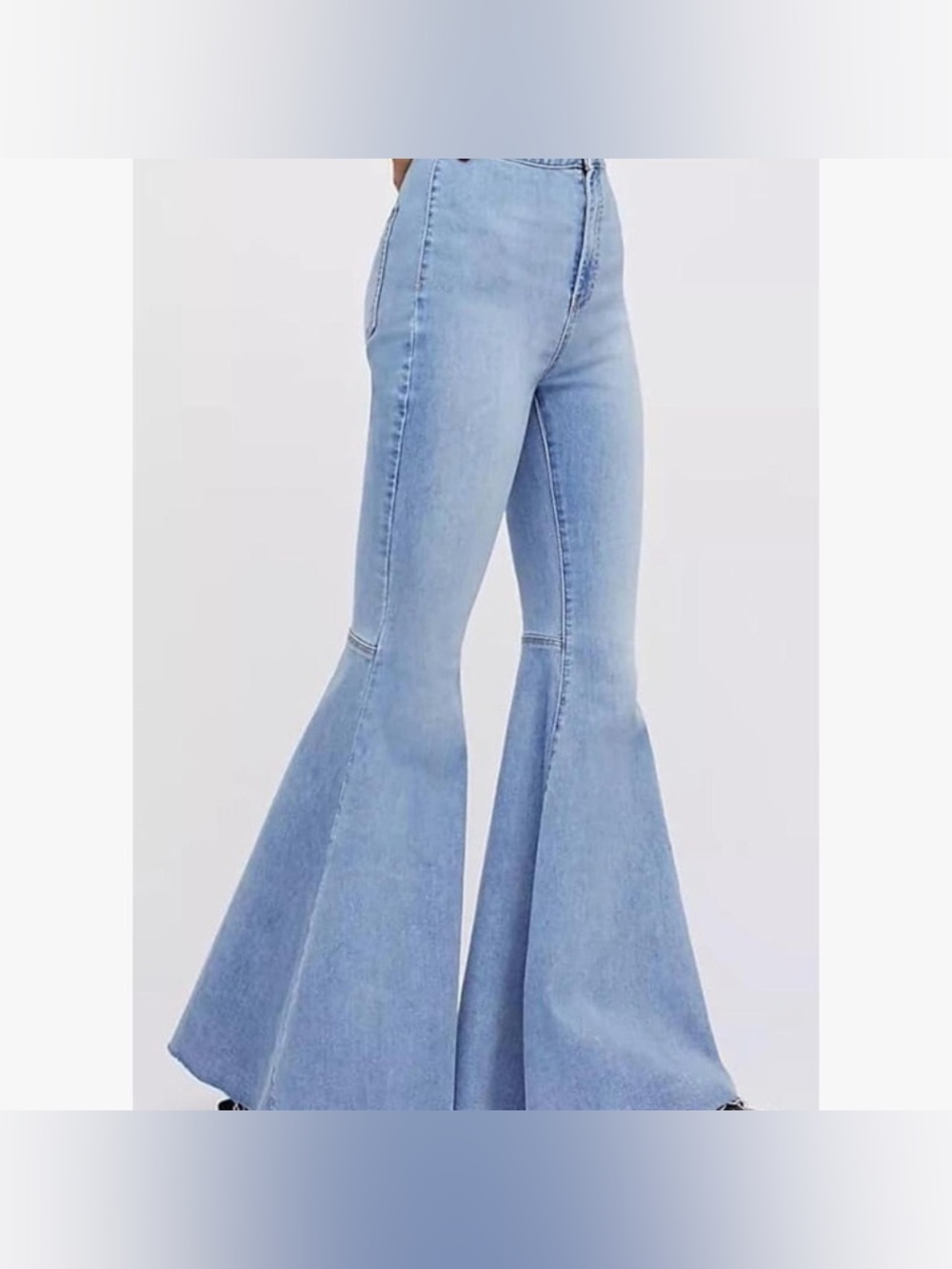 Free People - Just Float On Flare - Bell Bottom Jeans - Picture 3 of 3